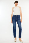 Adaline High Rise Slim Straight Leg  Jeans