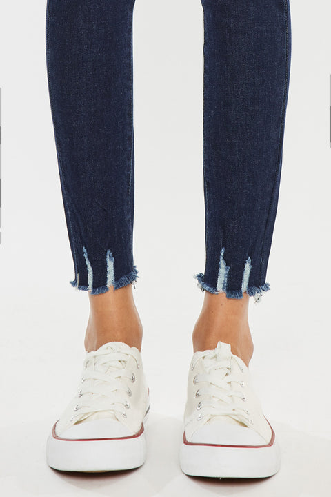 Clove High Rise Ankle Skinny Jeans - Official Kancan USA