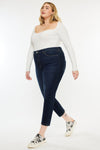 Ximena High Rise Cropped Skinny Jeans (Plus) - Official Kancan USA