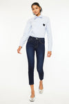 Teegan High Rise Cropped Skinny Jeans