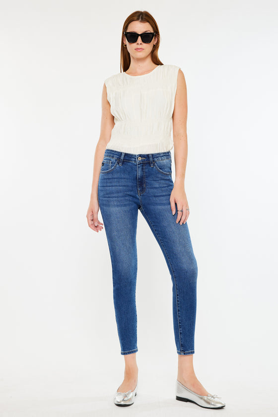 Teegan High Rise Cropped Skinny Jeans