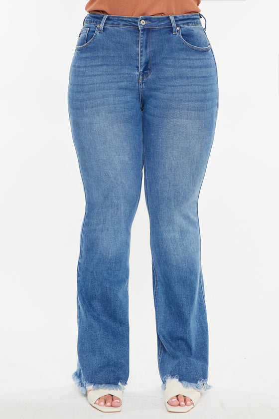 Tia High Rise Bootcut Jeans (Plus Size)