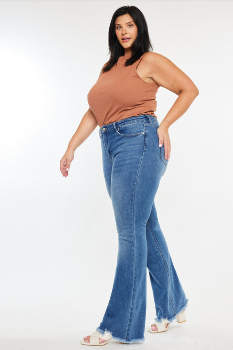 Tia High Rise Bootcut Jeans (Plus Size)