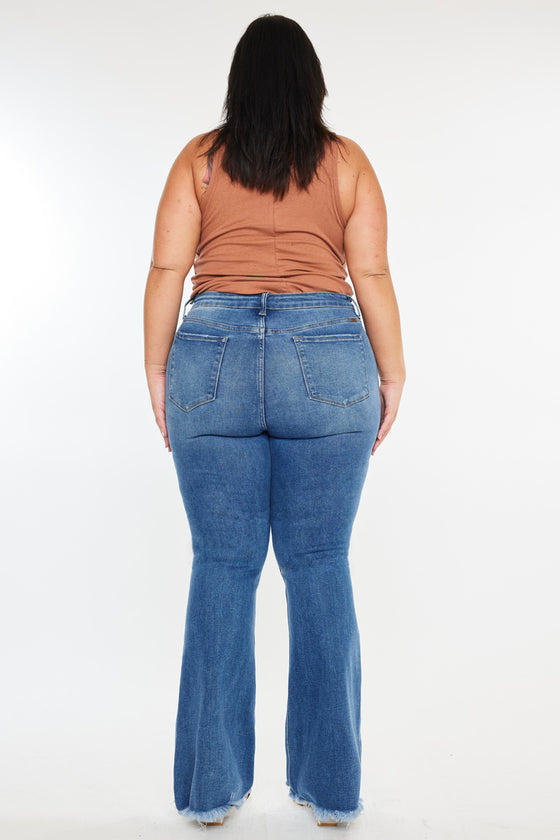 Tia High Rise Bootcut Jeans (Plus Size)