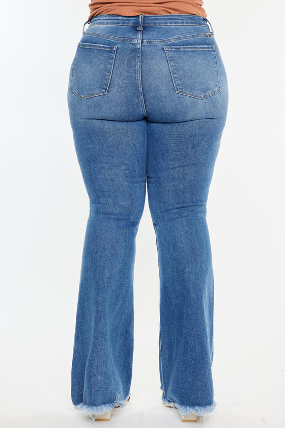 Tia High Rise Bootcut Jeans (Plus Size)