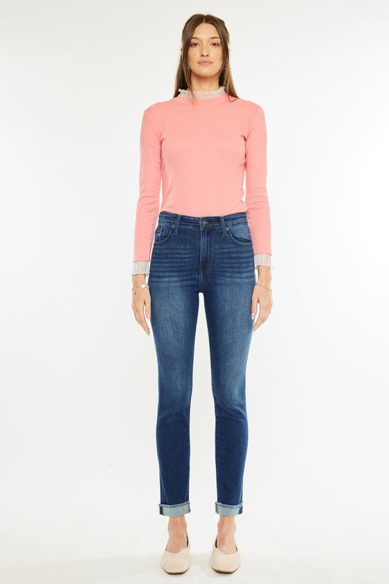 Janice High Rise Cigarette Leg Jeans