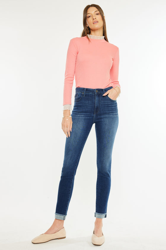 Janice High Rise Cigarette Leg Jeans