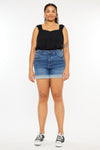 Sunny High Rise Shorts (Plus Size) - Official Kancan USA