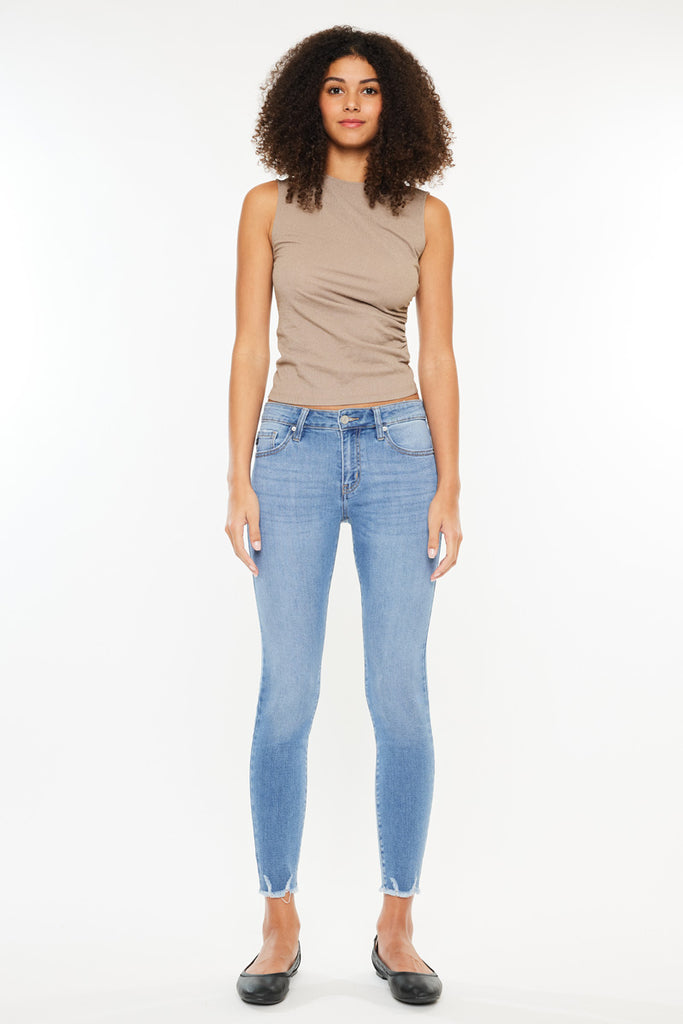 Willowbrook Mid Rise Ankle Skinny Jeans - Official Kancan USA