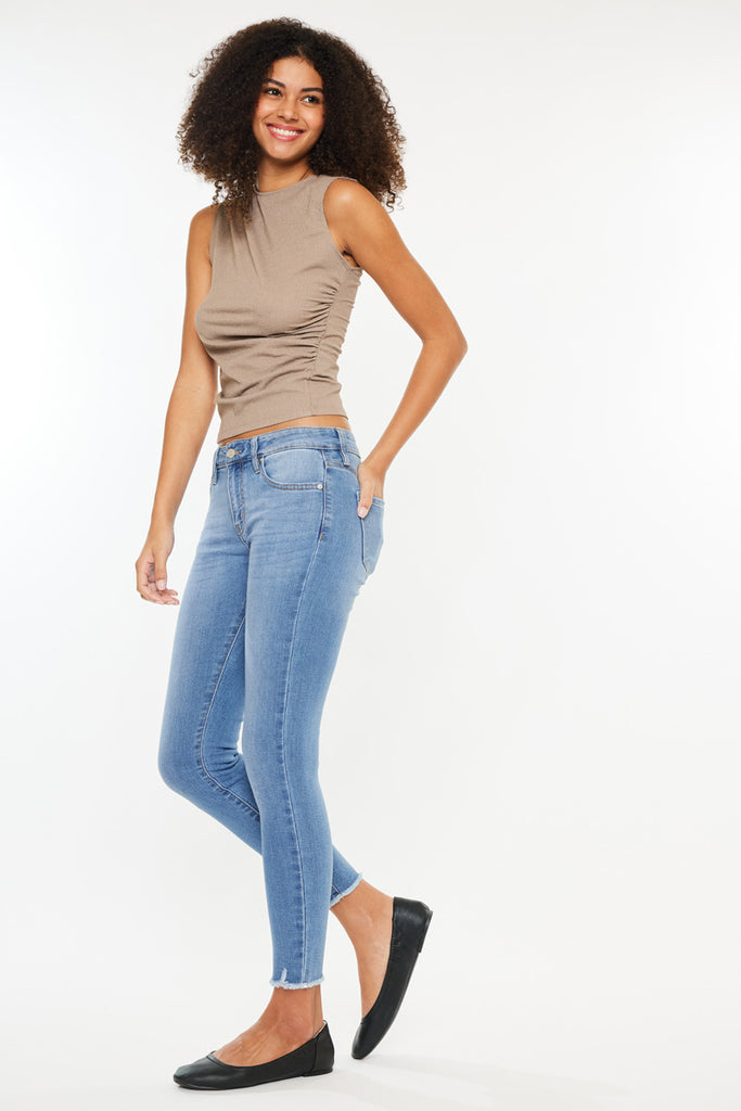 Willowbrook Mid Rise Ankle Skinny Jeans - Official Kancan USA