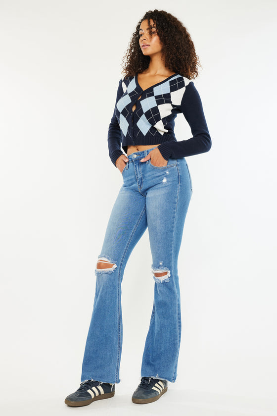 Eva High Rise Bootcut Jeans