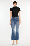 Honey High Rise Cropped Bootcut Jeans - Official Kancan USA