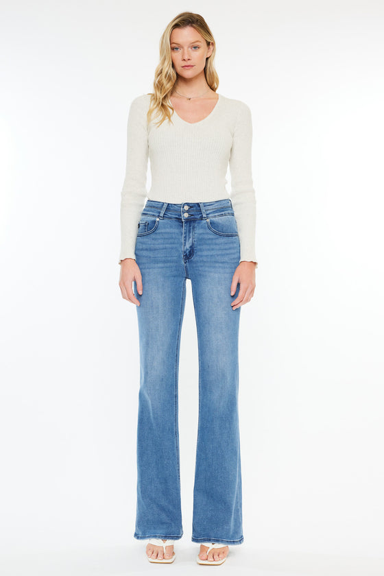 Onyx Ultra High Rise Wide Flare Jeans - Official Kancan USA