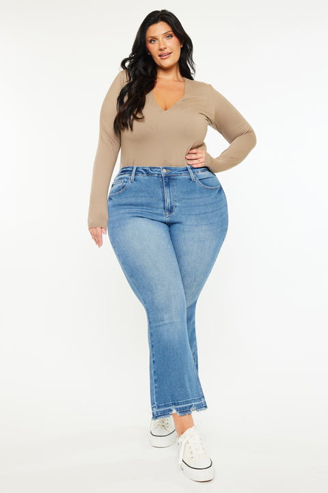 Vera High Rise Crop Bootcut (Plus Size)