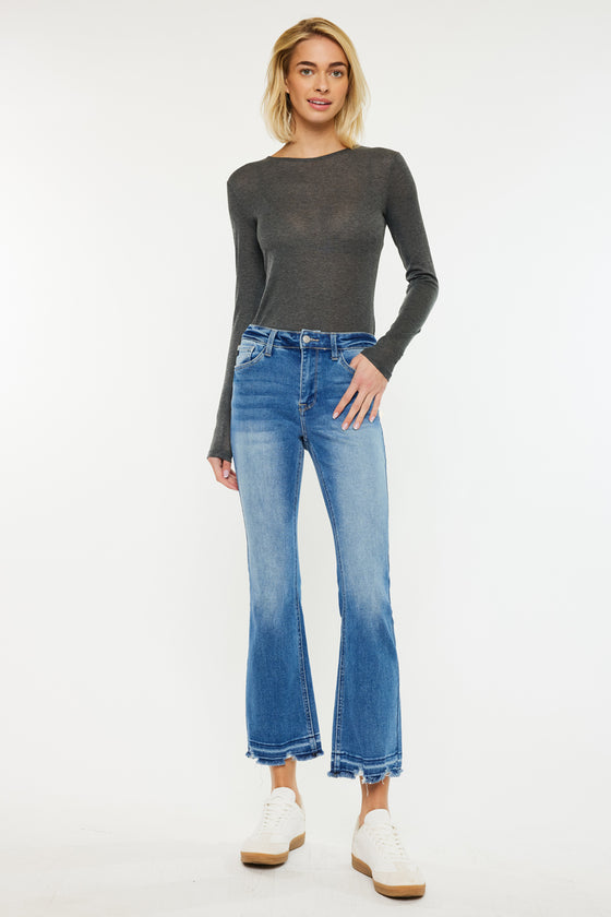 Volumina High Rise Crop Bootcut