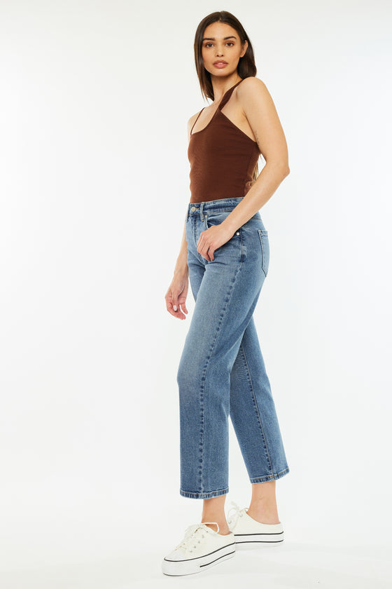 Jordana High Rise True Straight Jeans - Official Kancan USA