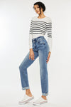 Kianna High Rise Slim Straight Jeans - Official Kancan USA