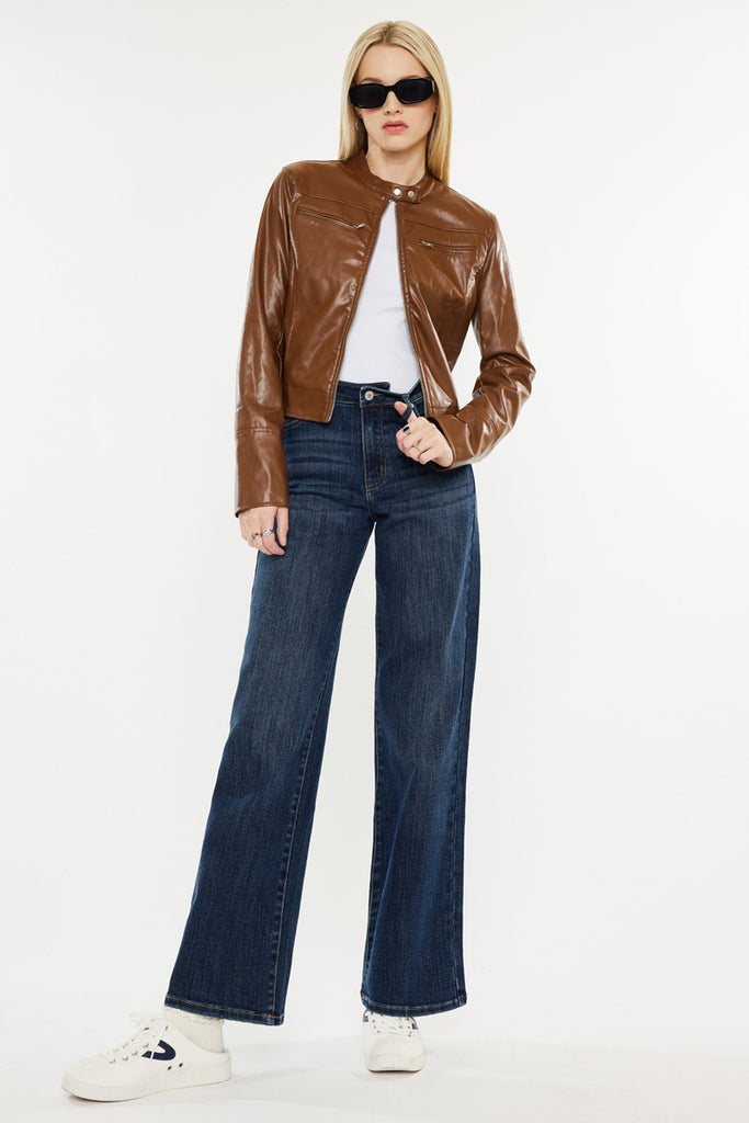 Samia High Rise Wide Leg Jeans - Official Kancan USA