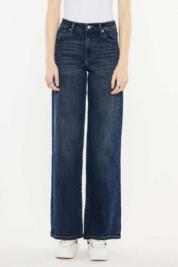 Samia High Rise Wide Leg Jeans - Official Kancan USA