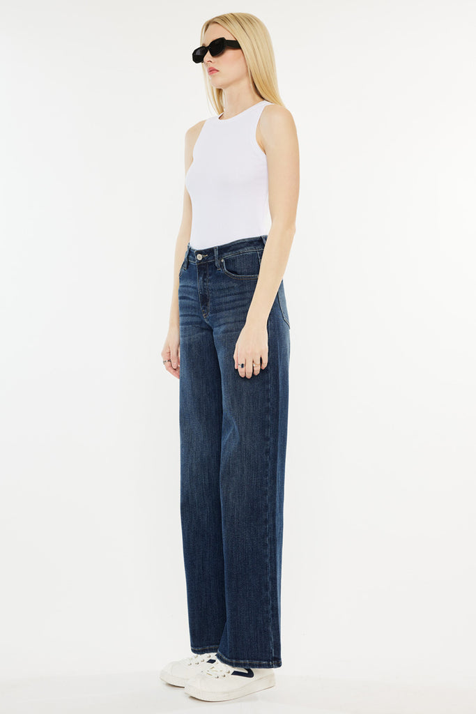 Samia High Rise Wide Leg Jeans - Official Kancan USA