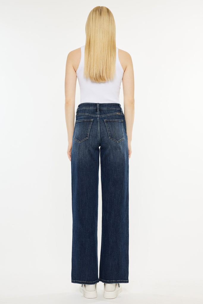 Samia High Rise Wide Leg Jeans - Official Kancan USA