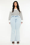 Kay High Rise Wide Leg Flare (Plus Size)