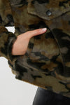 Jax Faux Fur Camo Jacket