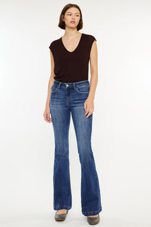  Annie Mid Rise Flare Jeans (Petite) - Official Kancan USA