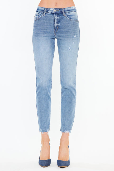 Ariana High Rise Straight Jeans - Official Kancan USA