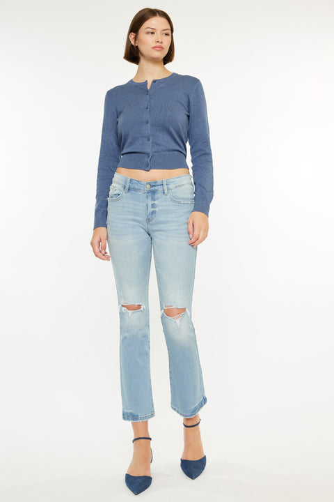 Coraline Mid Rise Kick Flare Jeans - Official Kancan USA