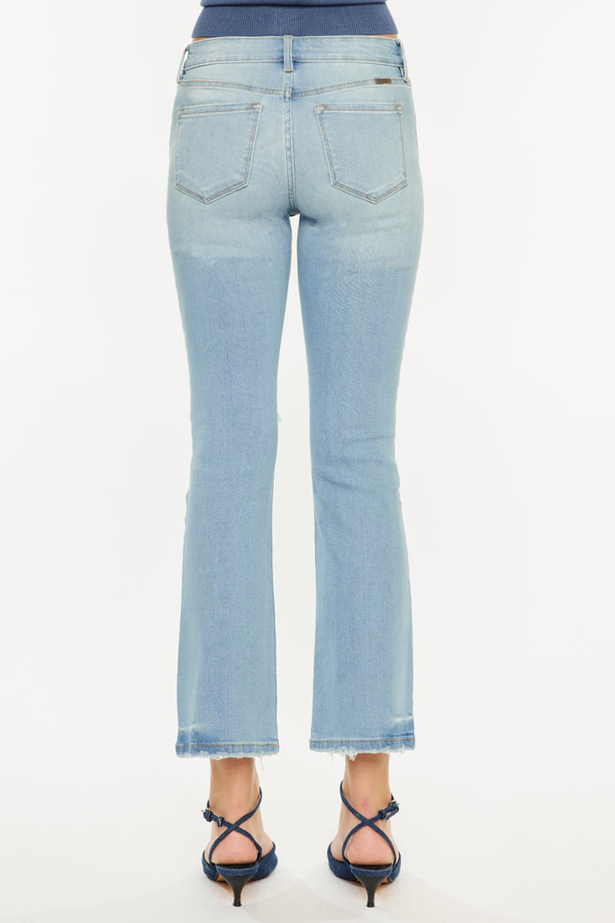 Coraline Mid Rise Kick Flare Jeans - Official Kancan USA