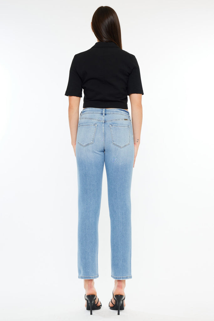 Isabella Mid Rise Slim Straight - Official Kancan USA