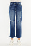 Mollie High Rise 90's Criss Cross Jeans - Official Kancan USA