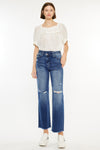 Mollie High Rise 90's Criss Cross Jeans - Official Kancan USA