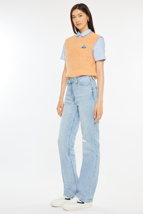 Minni 90's High Rise Straight Leg Jeans