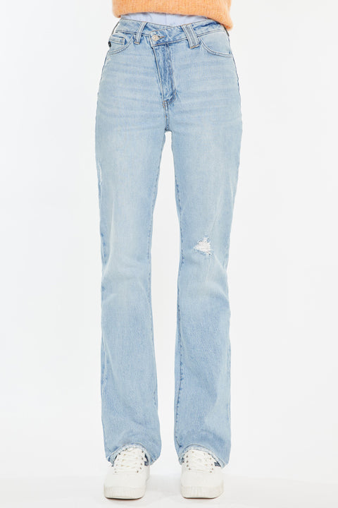 Minni 90's High Rise Straight Leg Jeans