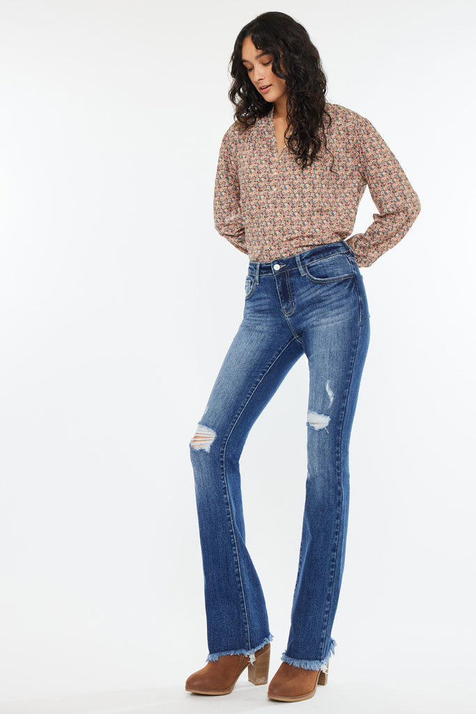 Mia Low Rise Baby Bootcut Jeans