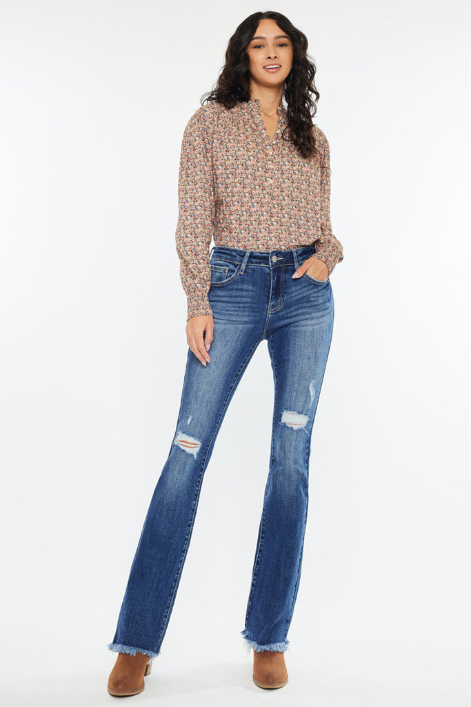 Mia Low Rise Baby Bootcut Jeans