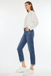 Pamela Mid Rise Slim Straight Jean