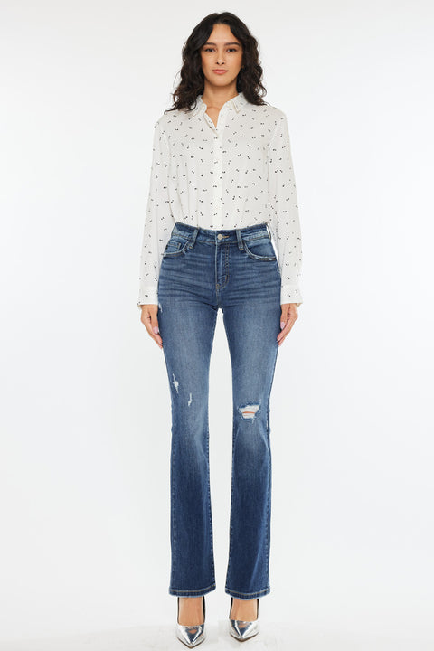 Brooklyn High Rise Skinny Bootcut Jeans