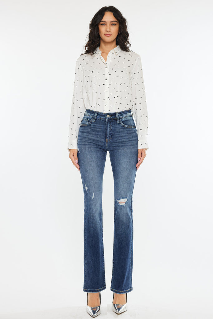 Brooklyn High Rise Skinny Bootcut Jeans