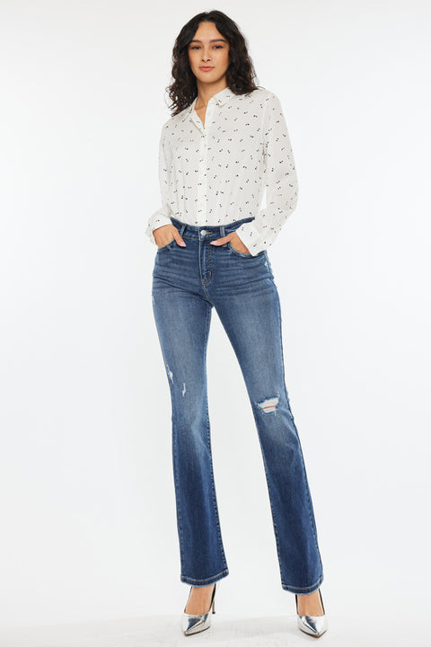 Brooklyn High Rise Skinny Bootcut Jeans