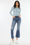 Miley High Rise Cropped Flare Jeans