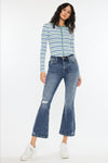 Miley High Rise Cropped Flare Jeans