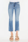 Savanna Mid Rise Cropped Flare Jean