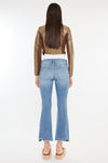 Savanna Mid Rise Cropped Flare Jean