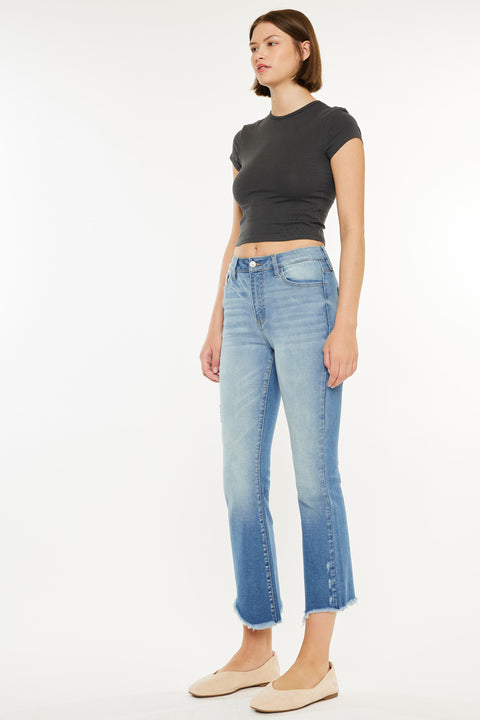 Lenny High Rise Cropped Jeans - Official Kancan USA