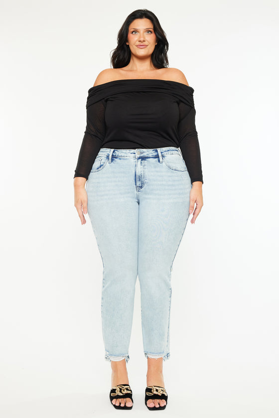 Primm Mid Rise Crop Straight (Plus Size)