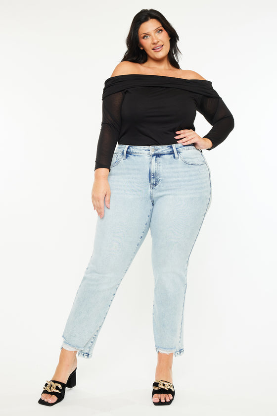 Primm Mid Rise Crop Straight (Plus Size)