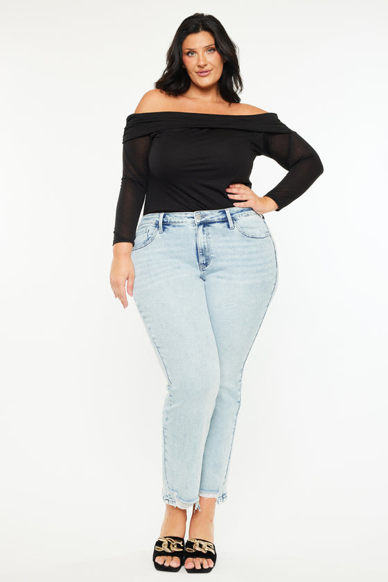 Primm Mid Rise Crop Straight (Plus Size)